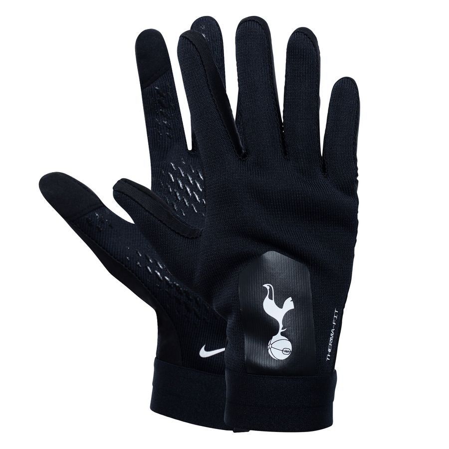 Tottenham Player Gloves Academy Therma-FIT - Black Kids-SoccerKits Hub | Buy Soccer Jerseys Online
